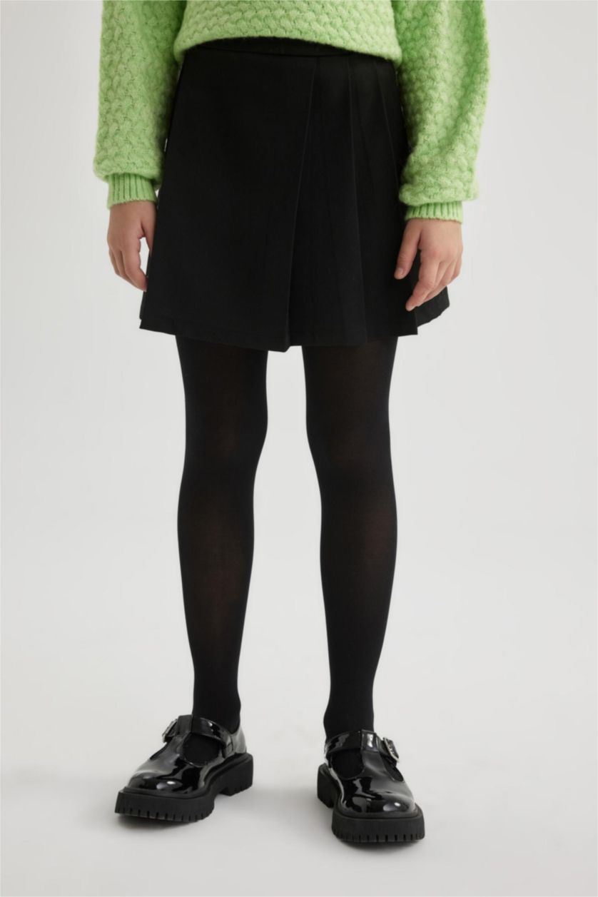 Girls & Teens Black Girl Regular Fit Skirt