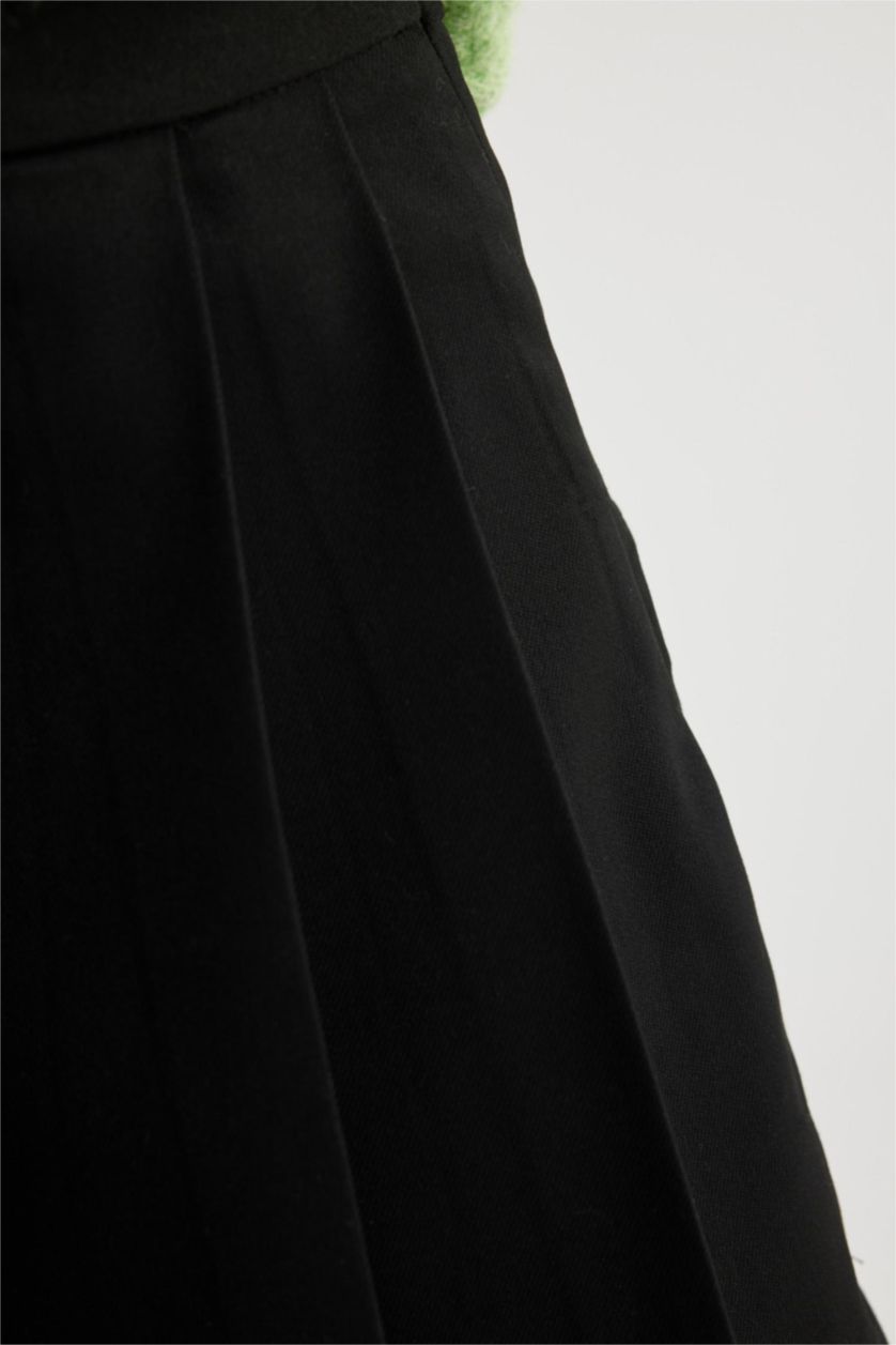 Girls & Teens Black Girl Regular Fit Skirt