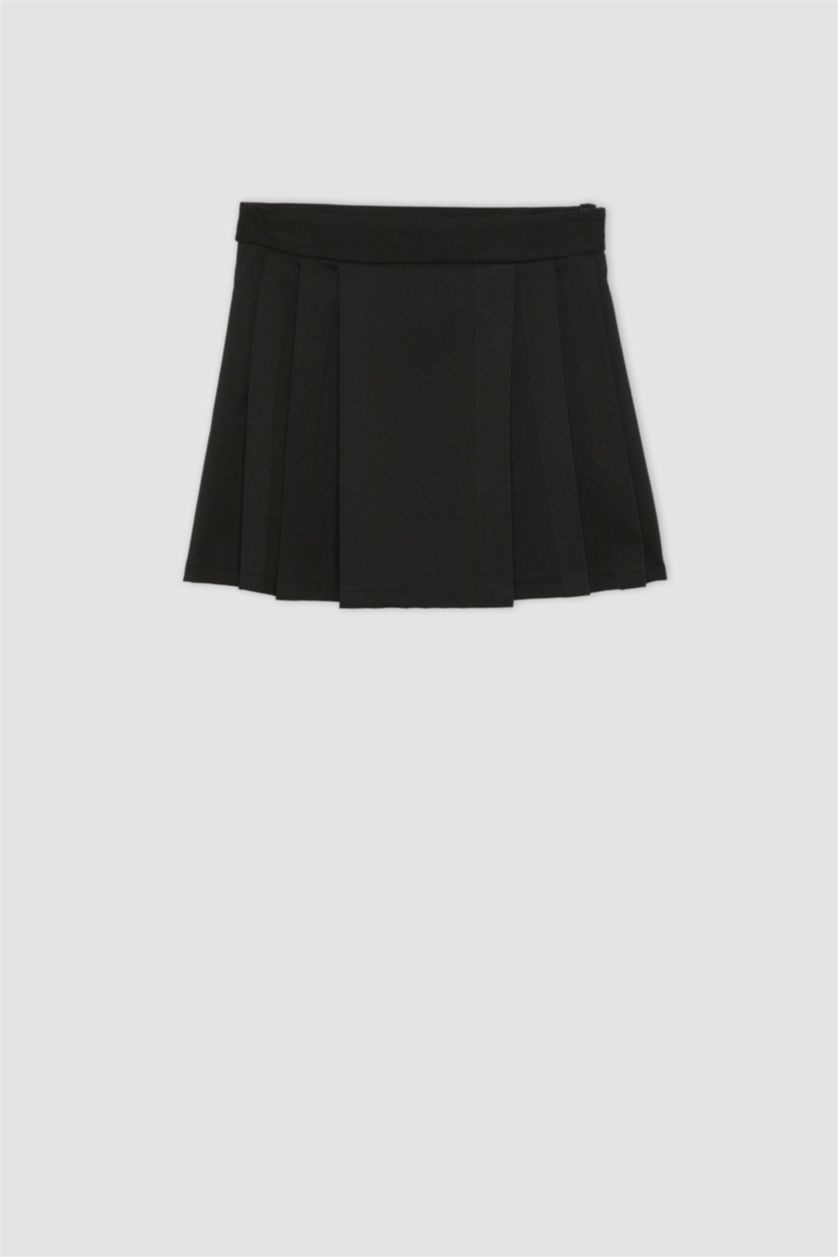 Girls & Teens Black Girl Regular Fit Skirt