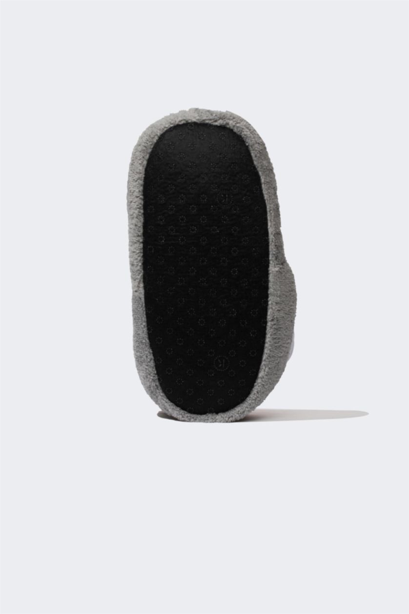 HOMME Anthracite Pantoufles De Maison à Semelle Plate Pour Homme