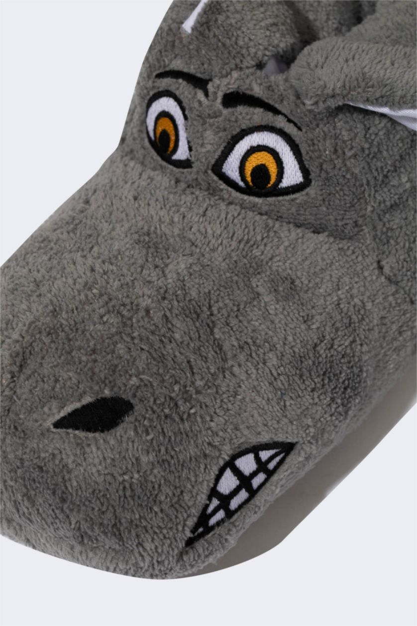 HOMME Anthracite Pantoufles De Maison à Semelle Plate Pour Homme