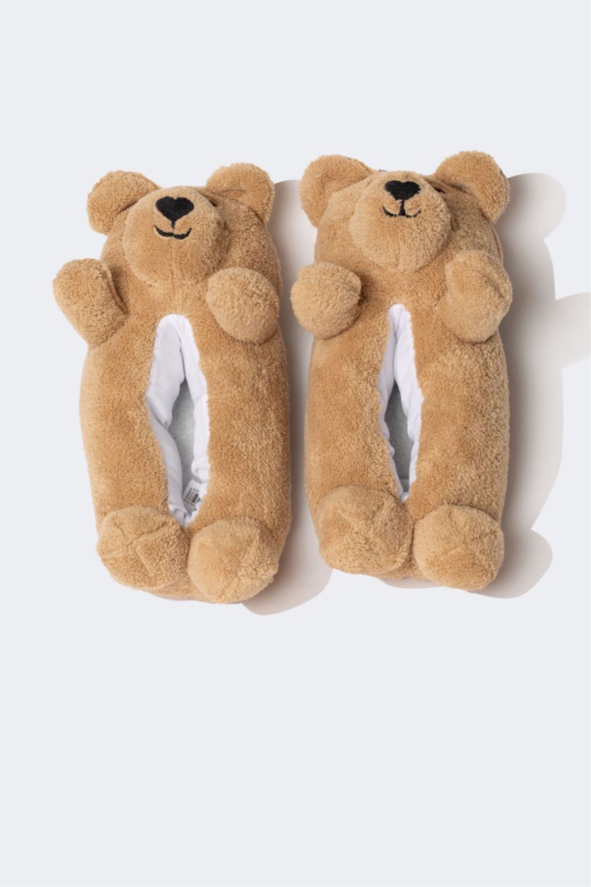 GIRLS & TEENS Brown Girl Flat Bottom Slippers