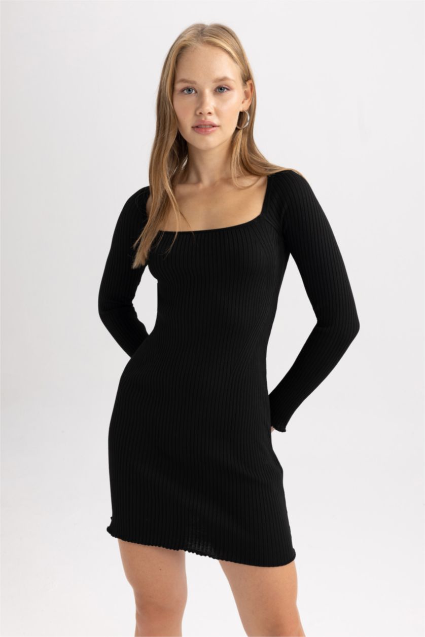 FEMME Noir Knitwear Dress