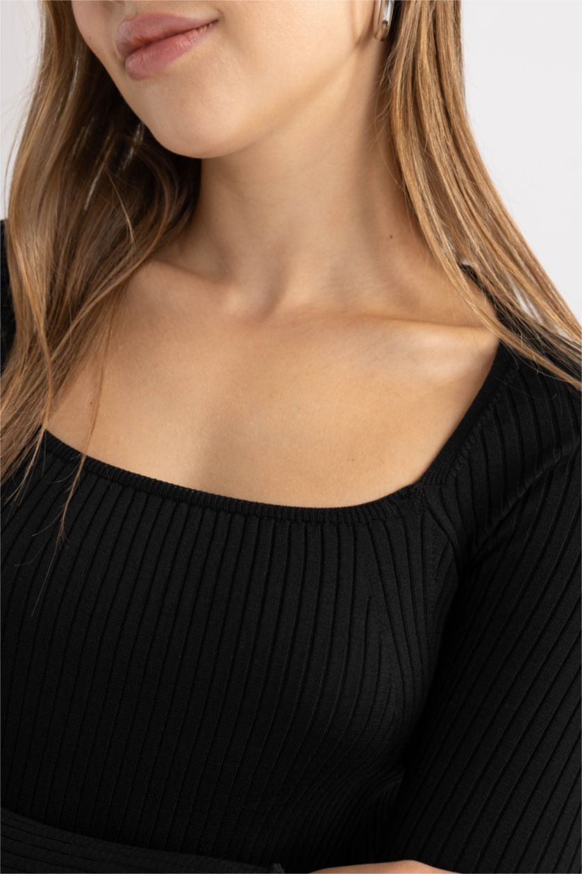 FEMME Noir Knitwear Dress