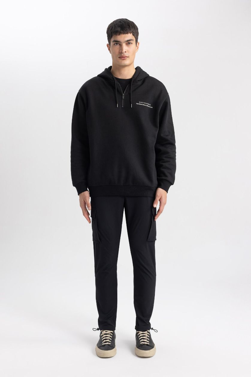 HOMME Noir Pantalon Slim