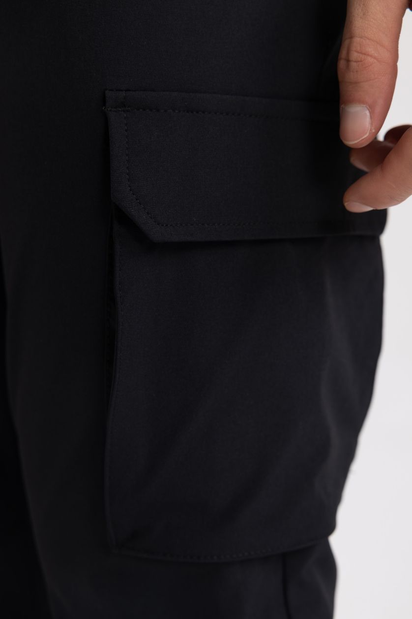 HOMME Noir Pantalon Slim