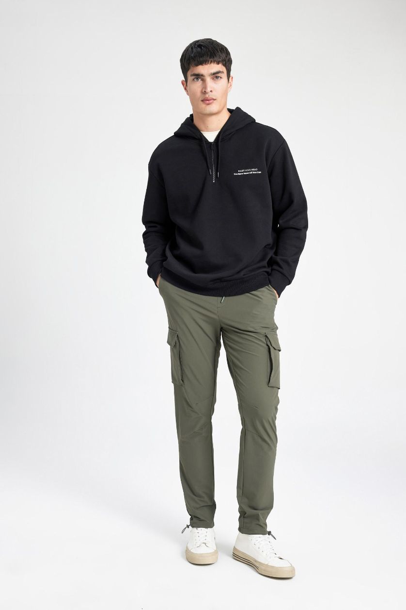 MAN Khaki Slim Fit Trousers