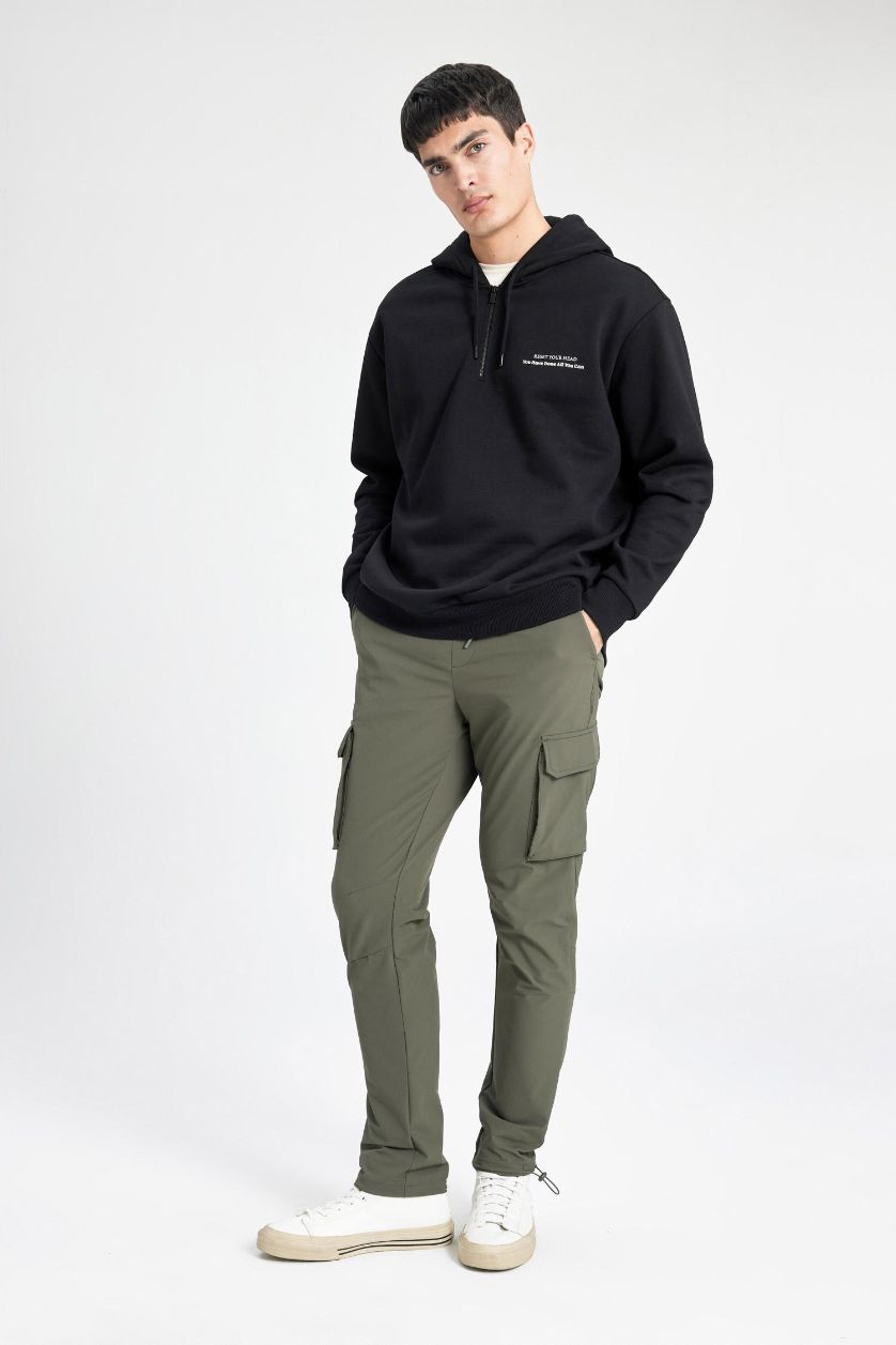 MAN Khaki Slim Fit Trousers