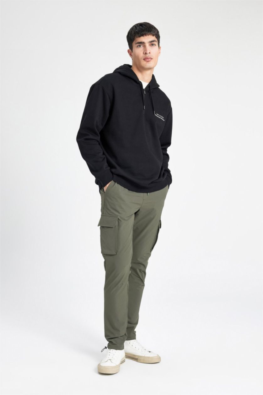 MAN Khaki Slim Fit Trousers