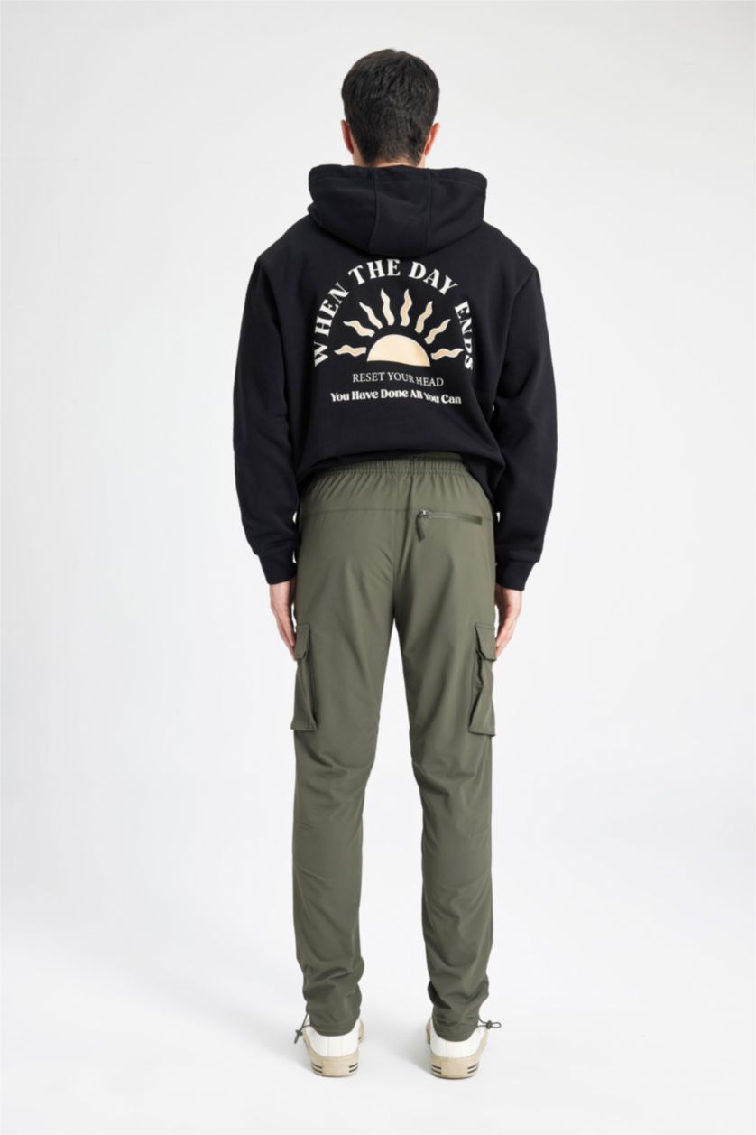 MAN Khaki Slim Fit Trousers