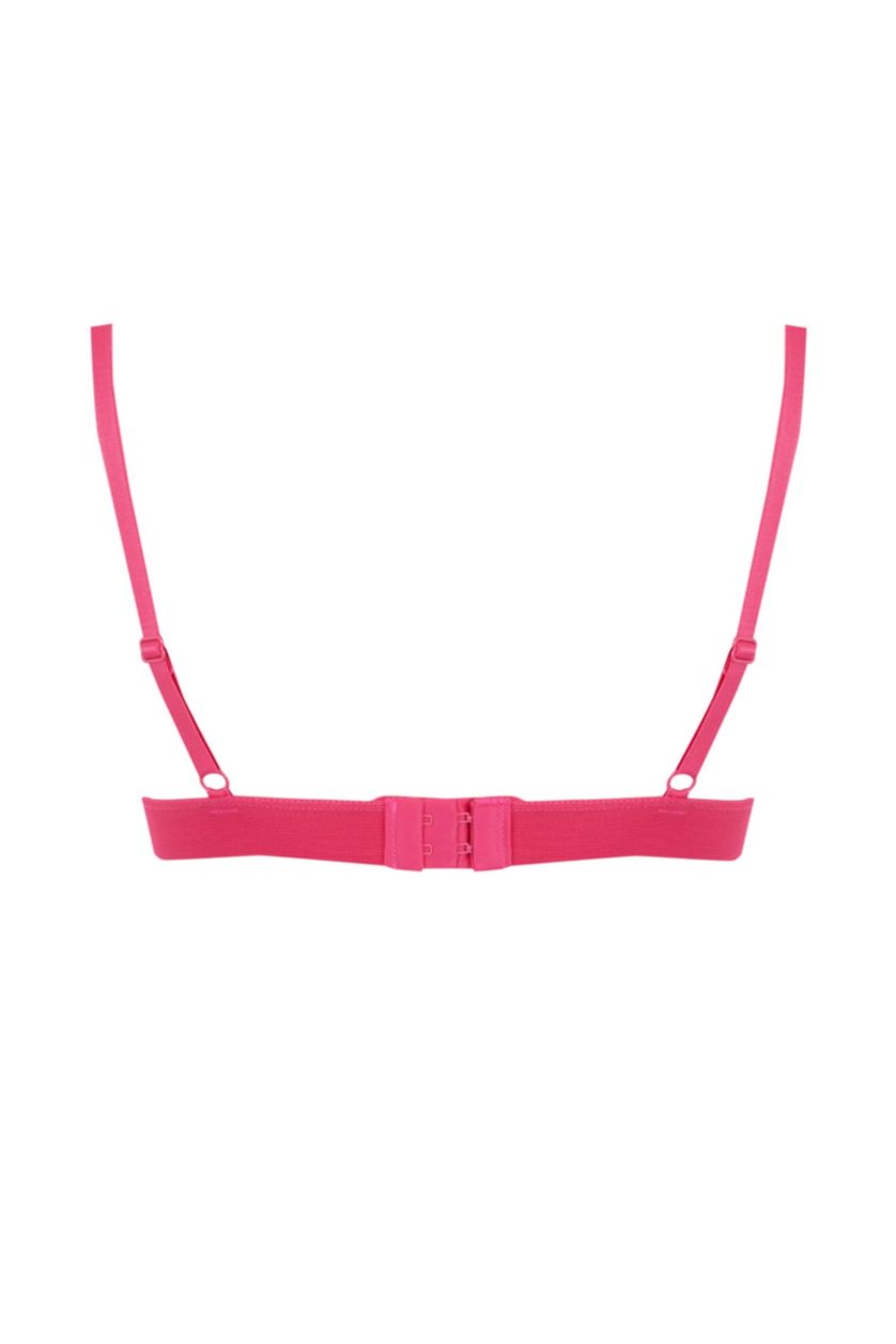 WOMAN Dark Pink Fall in Love With Lace Uncovered Bra