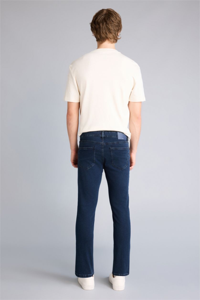 Erkek Mavi Siyah Carlo Skınny Fıt Jean Pantolon