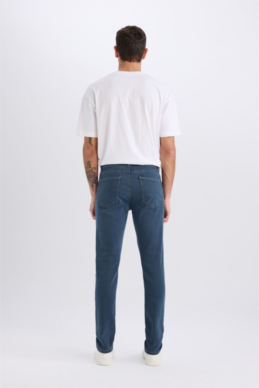 MAN Blue Grey Pedro Slim Fit Skinny Leg Jeans