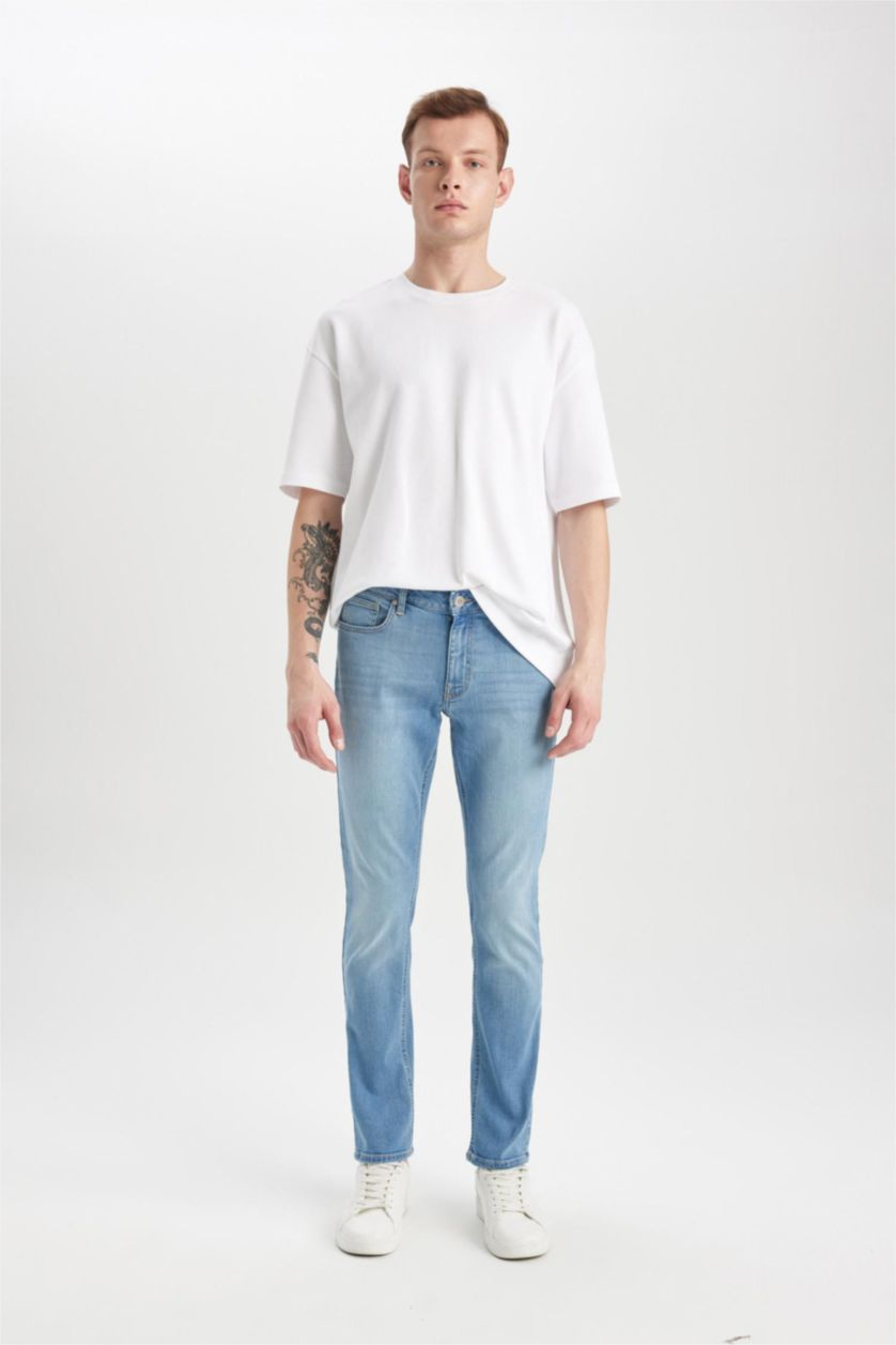 HOMME BLEU Clair PEDRO - Coupe slim en jean