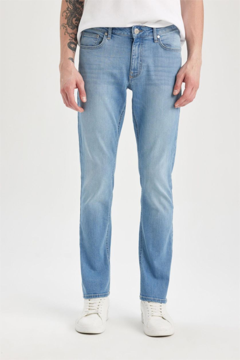 HOMME BLEU Clair PEDRO - Coupe slim en jean