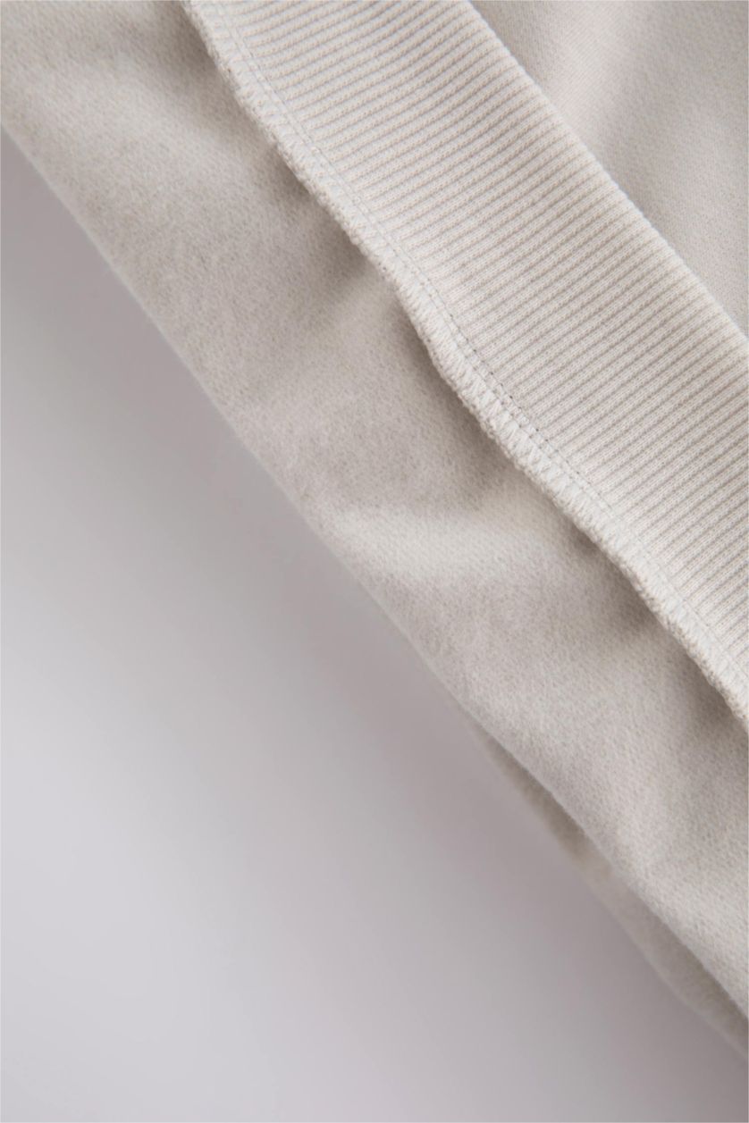 BÉBÉ GARÇON Gris Ensemble De Sweat-Shirt Et Pantalon De Survêtement Imprimé Pour Bébé Garçon - 2 Pièces