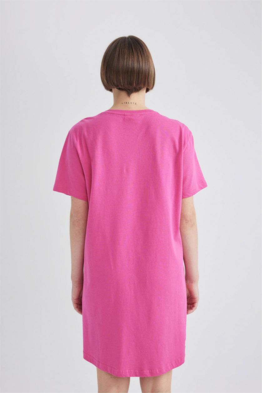 WOMAN Dark Pink Knitted Dress