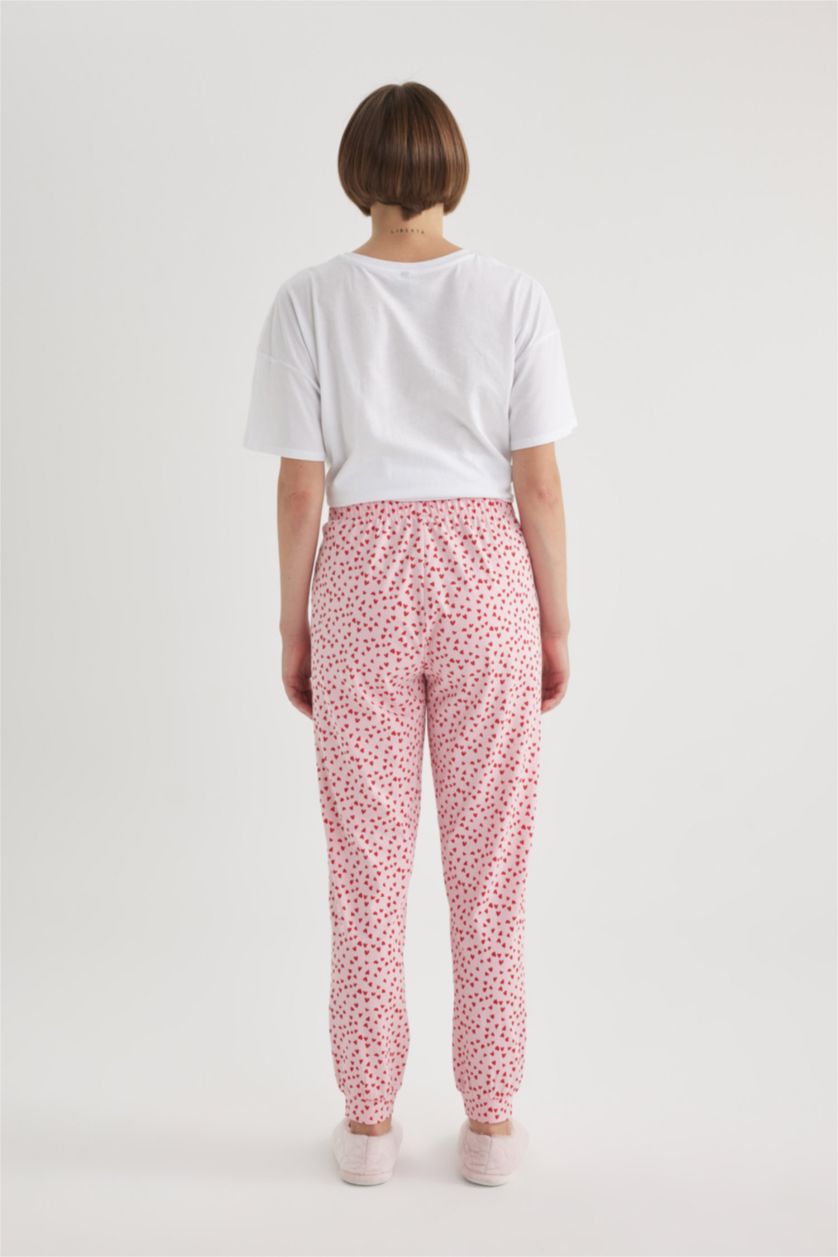WOMAN Pink Regular Fit Knitted Bottoms