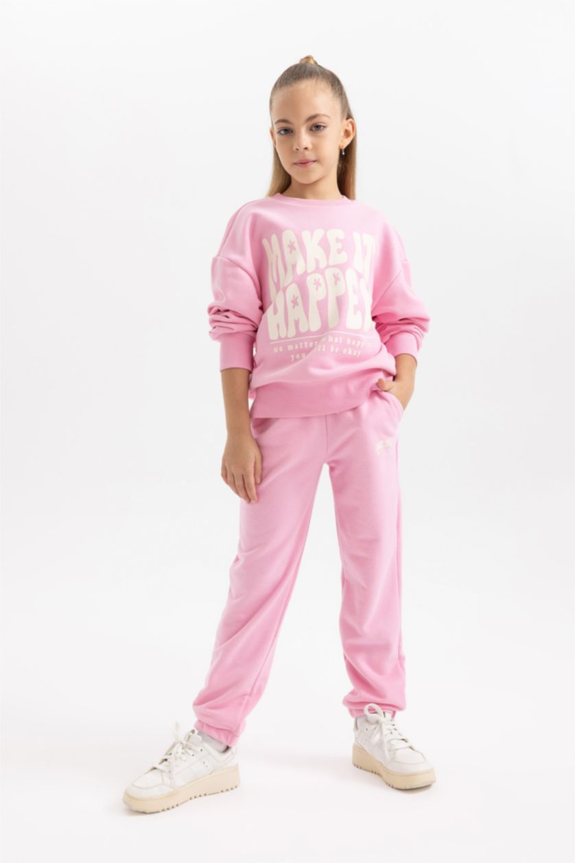GIRLS & TEENS Pink Girl Jogger Sweatpants