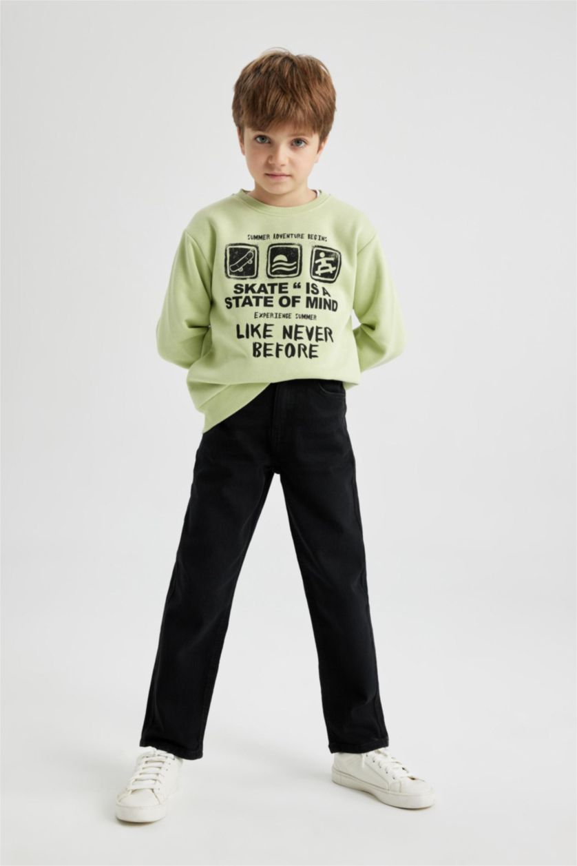BOYS & TEENS Black Boy Baggy Pants