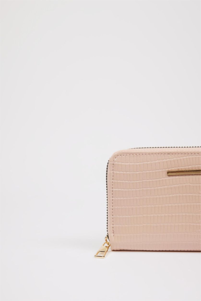 Kadın Açık Pembe Kadın Suni Deri Cüzdan