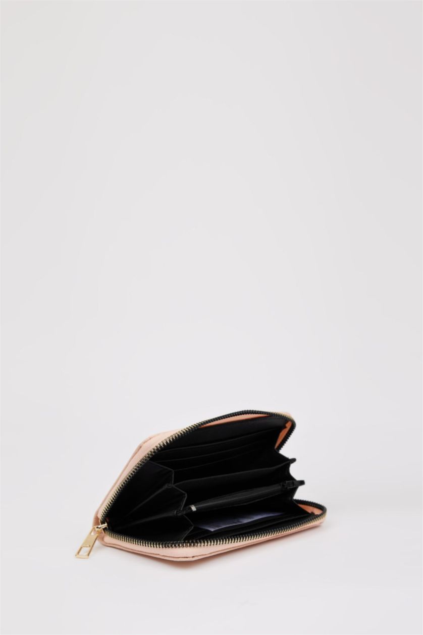 Kadın Açık Pembe Kadın Suni Deri Cüzdan