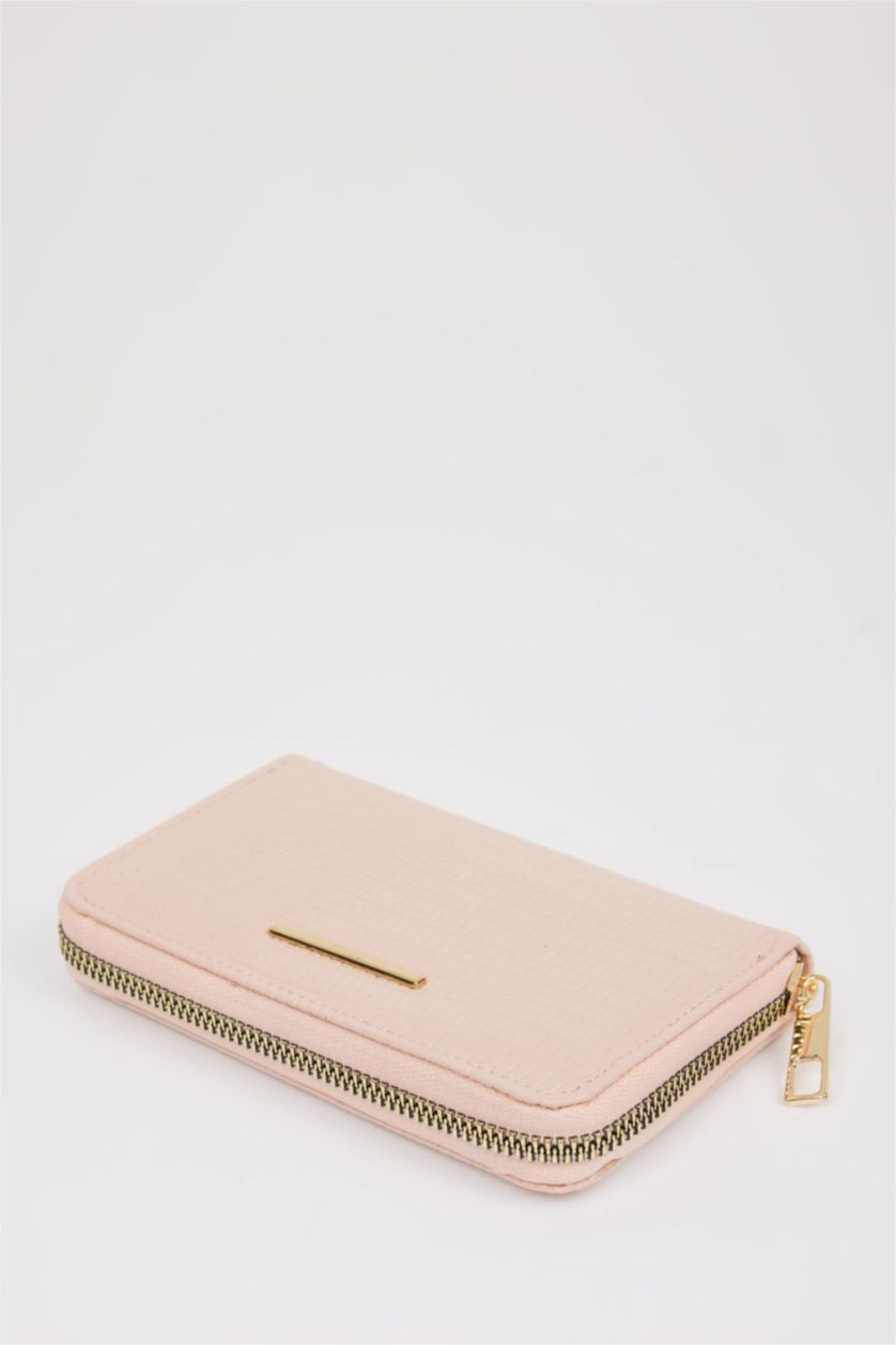 Kadın Açık Pembe Kadın Suni Deri Cüzdan