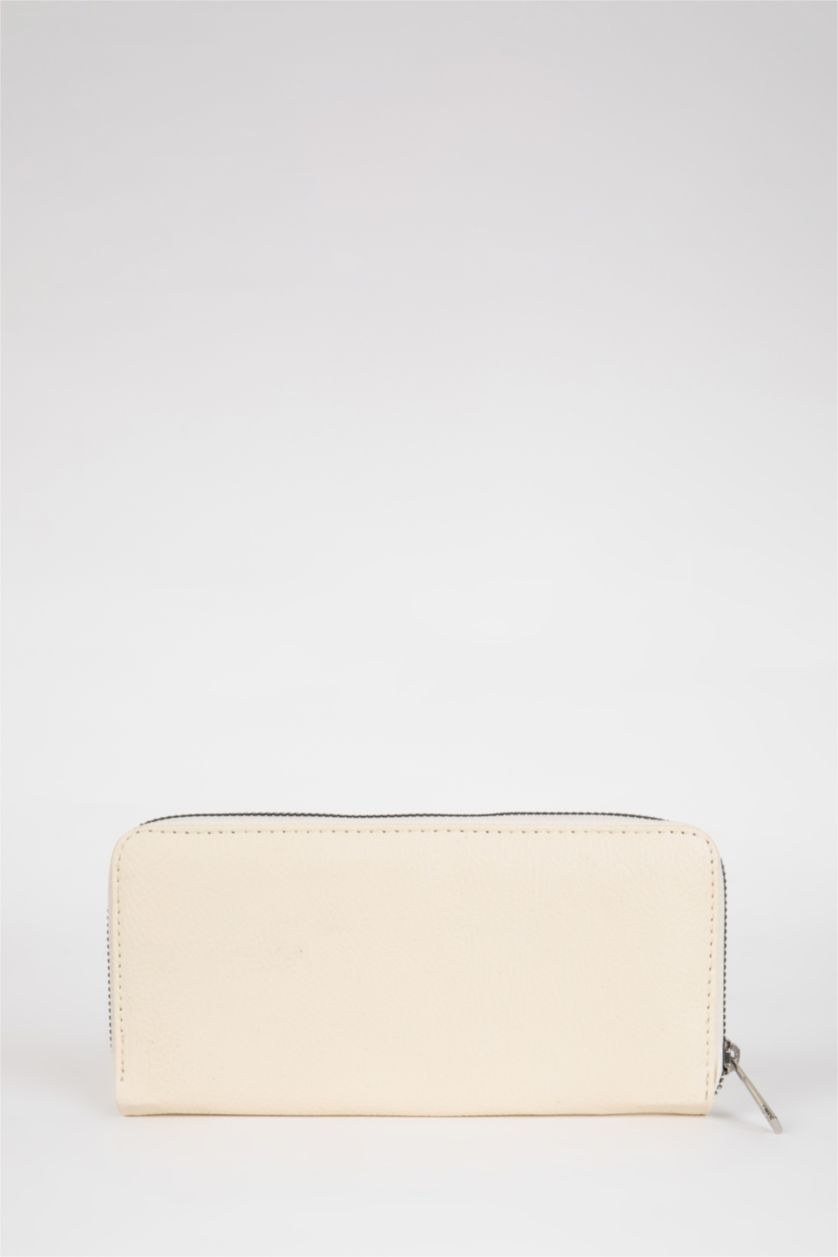 نساء بيج محفظة عملات نسائي جلد صناعي