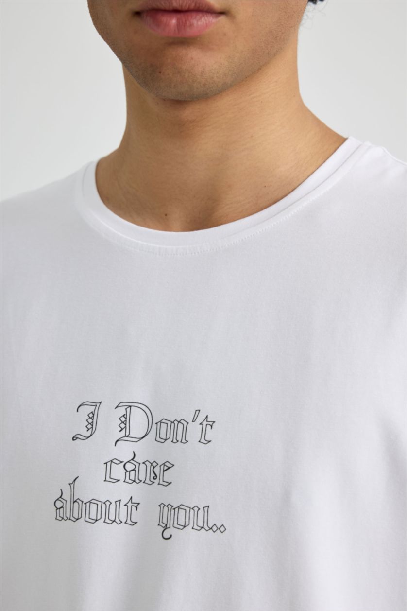 MAN White Oversize Fit Short Sleeve T-Shirt