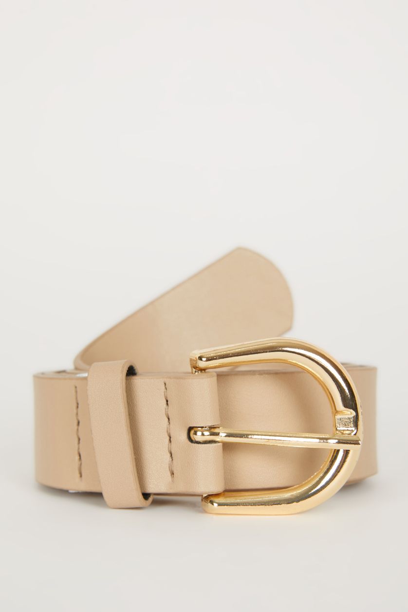 Kadın Vizon Kadın Suni Deri Jean Kemeri