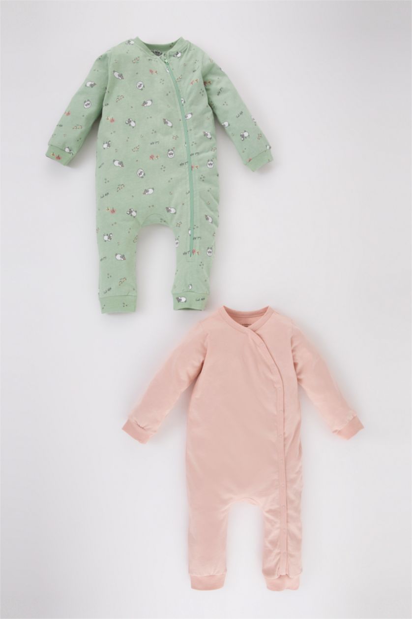 BÉBÉ FILLE Bleu Salopette 2