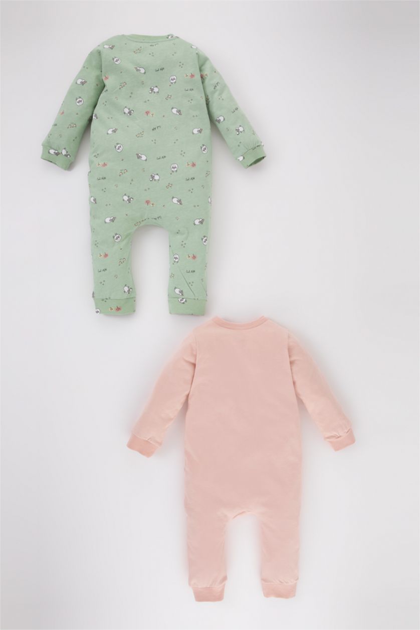 BÉBÉ FILLE Bleu Salopette 2