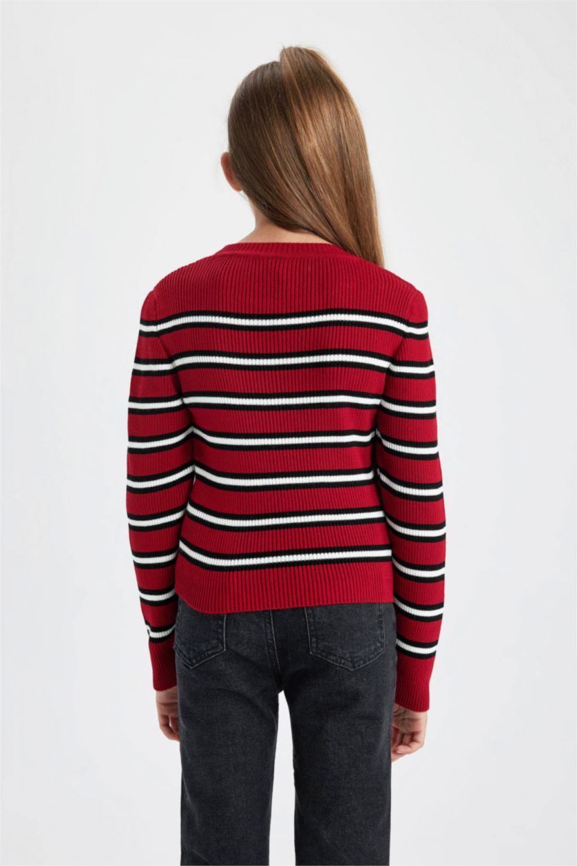 Young Girls - Teen Girls Bordeaux Girl Regular Fit Pullover