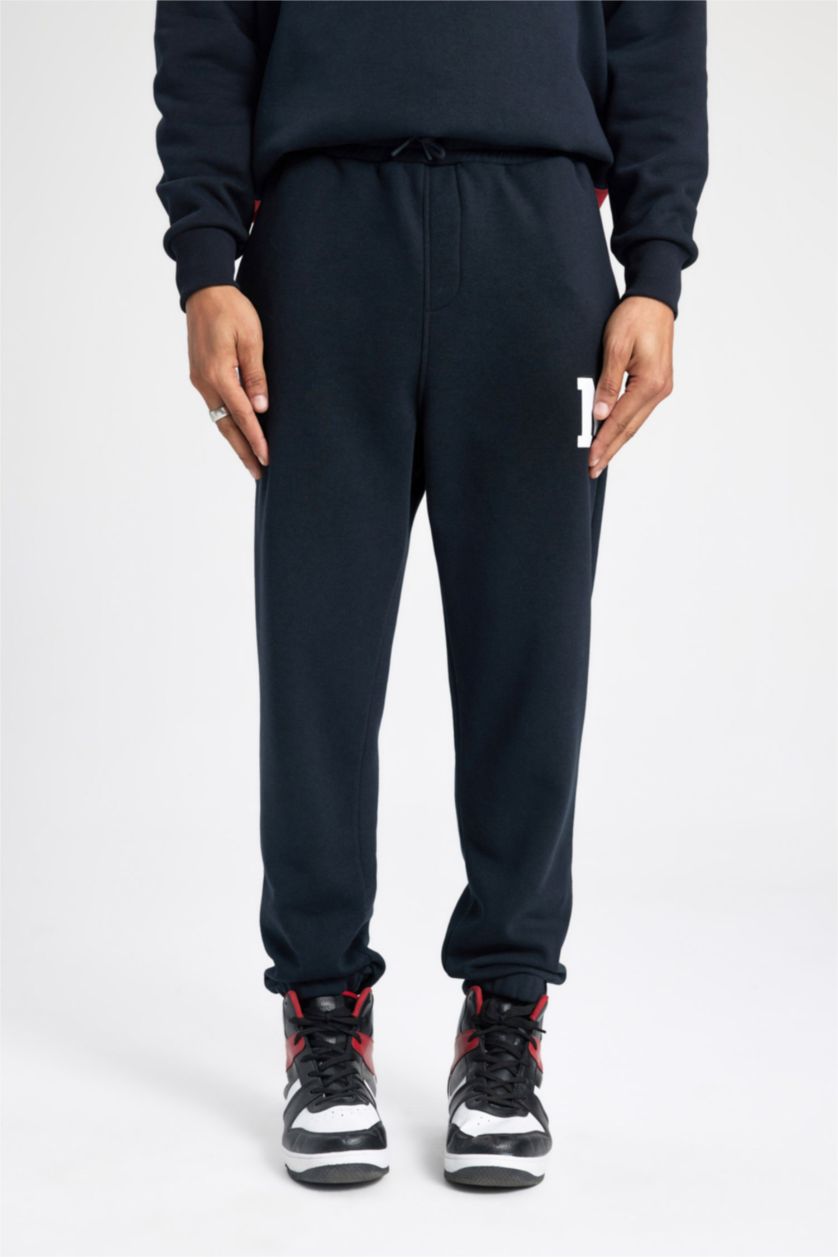 HOMME Noir Jogger En Molleton Épais Standard Nba Miami Heat De Defactofit