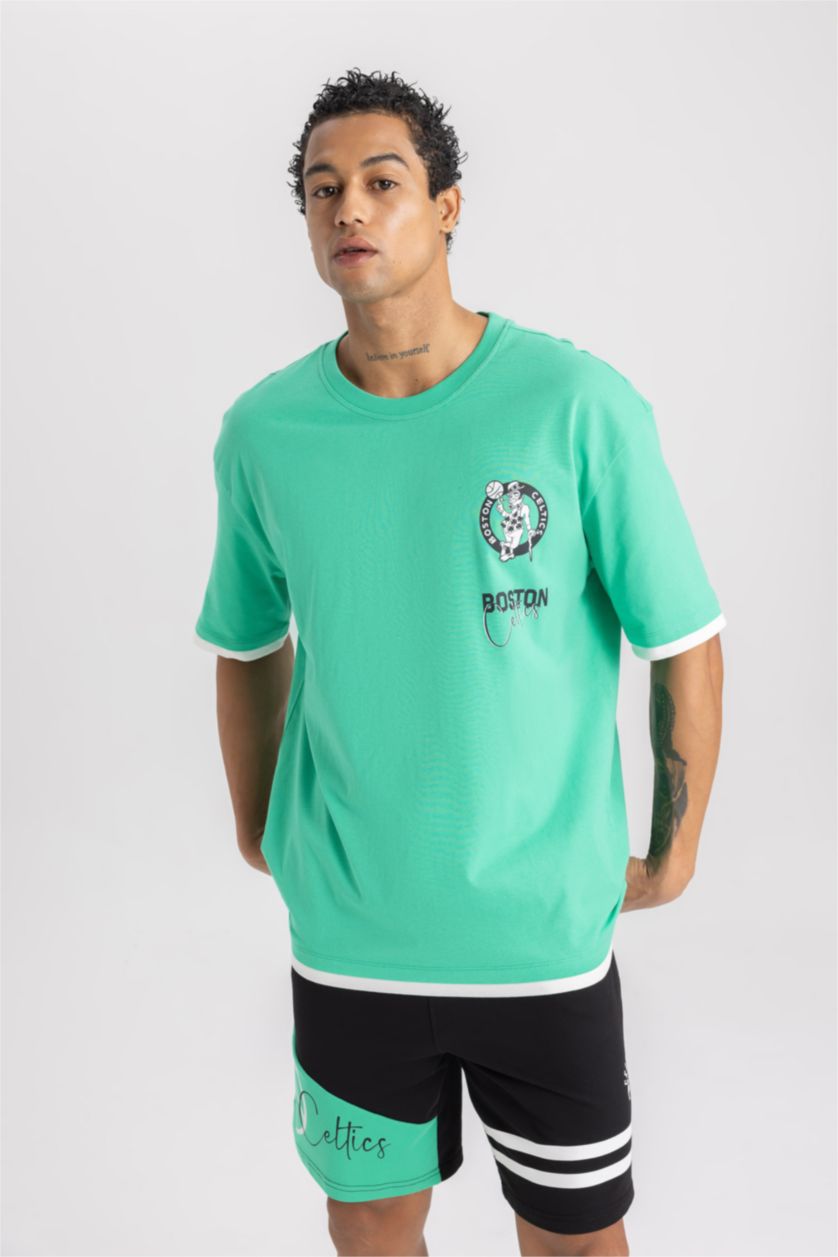 MAN Green Oversize Fit Short Sleeve T-Shirt
