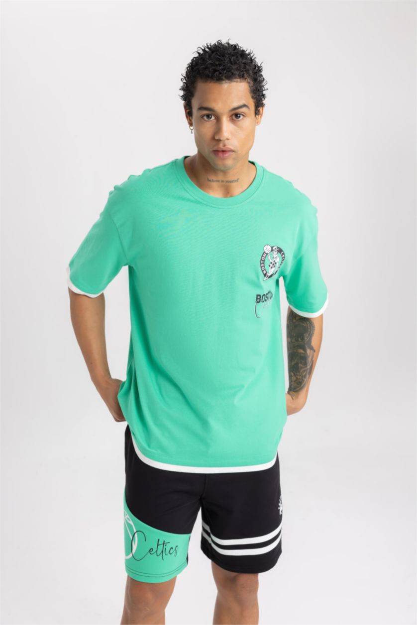 MAN Green Oversize Fit Short Sleeve T-Shirt