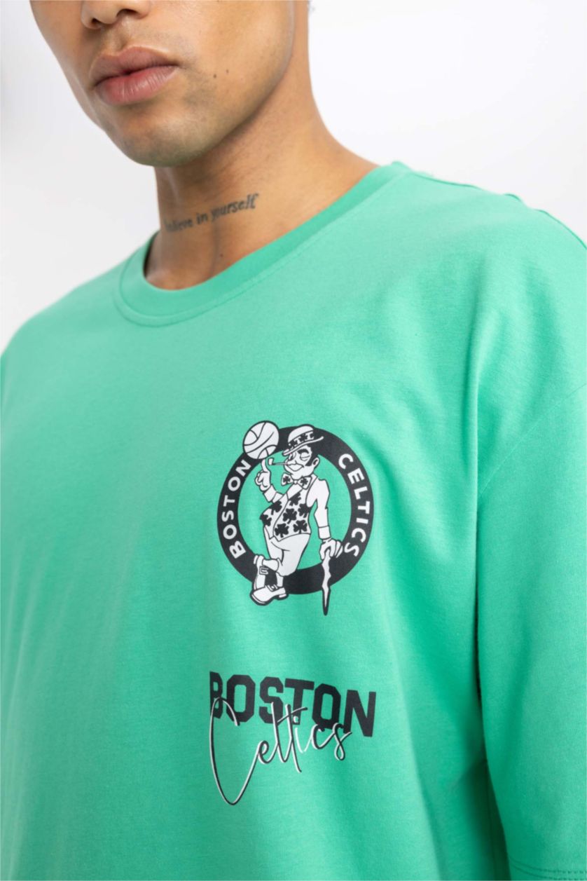 MAN Green Oversize Fit Short Sleeve T-Shirt