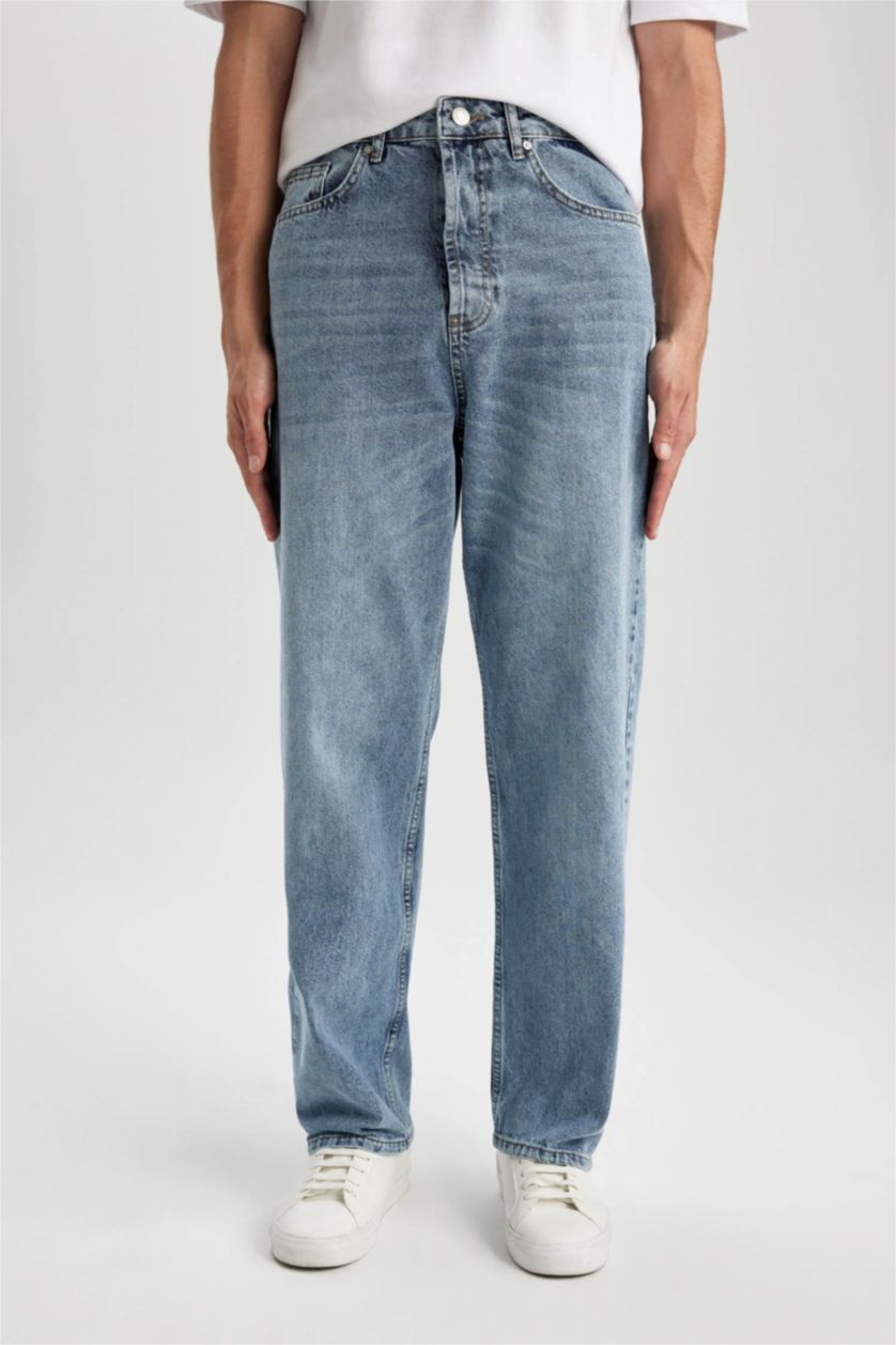 Blue MAN Baggy Fit Trousers 2936552 | DeFacto
