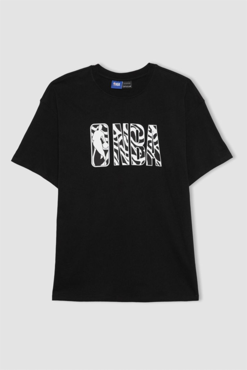نساء أسود Oversize Fit Short Sleeve T-Shirt