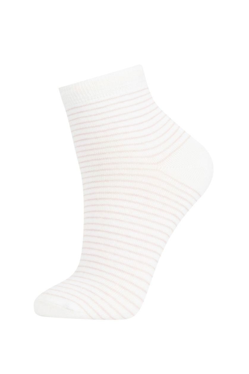 Женщины Разноцветный Носки из хлопка для женщин, 3 пары