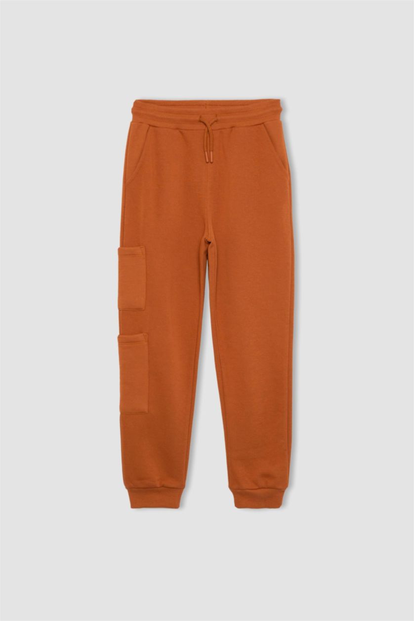 BOYS & TEENS Camel Boy Thick Sweatpants with Cargo Pocket