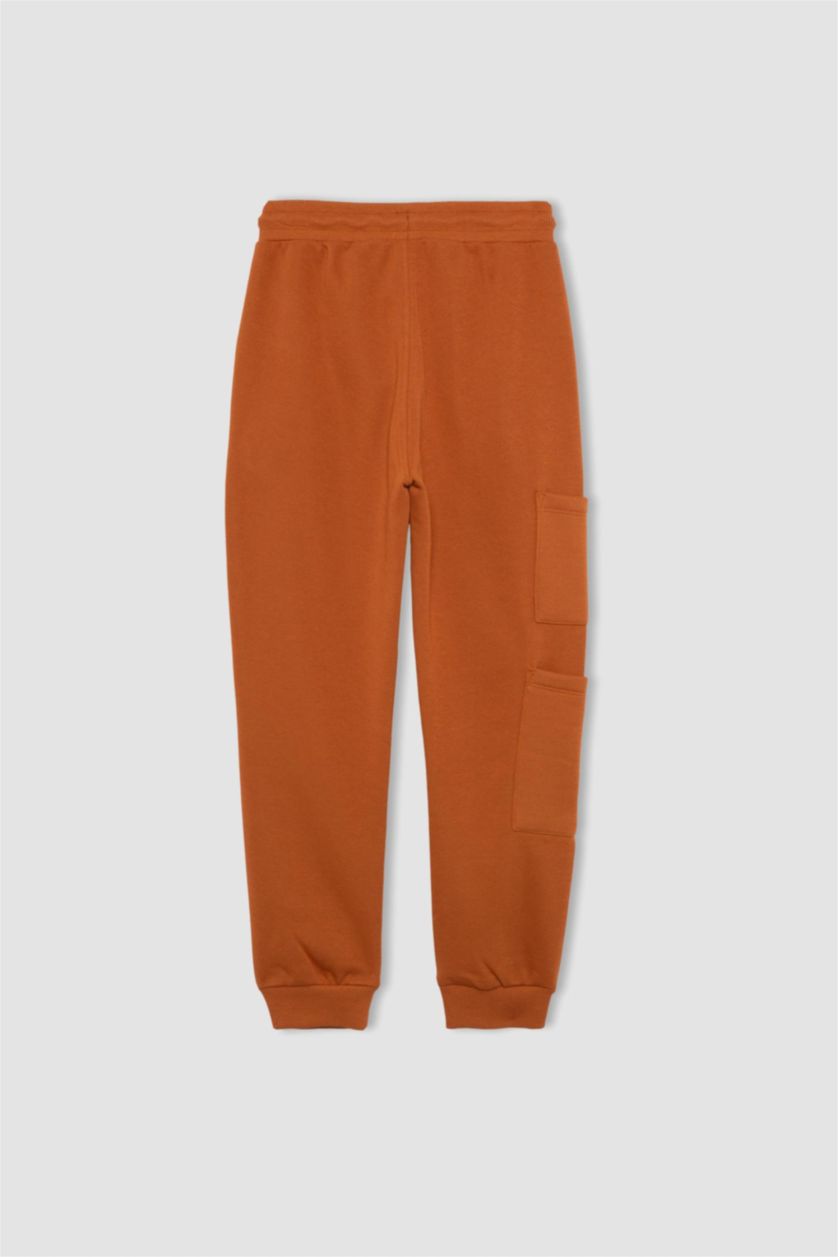 BOYS & TEENS Camel Boy Thick Sweatpants with Cargo Pocket
