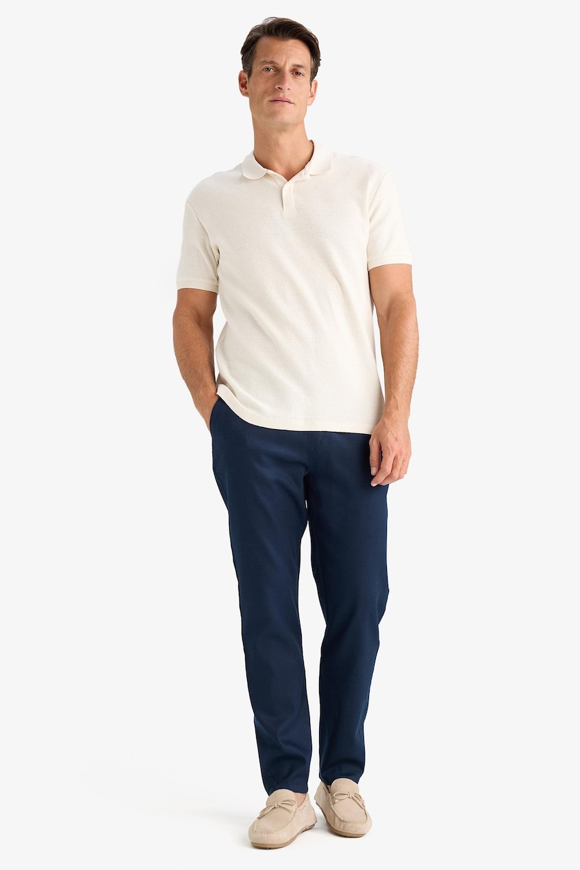Erkek Lacivert Jogger Fit Basic Pantolon