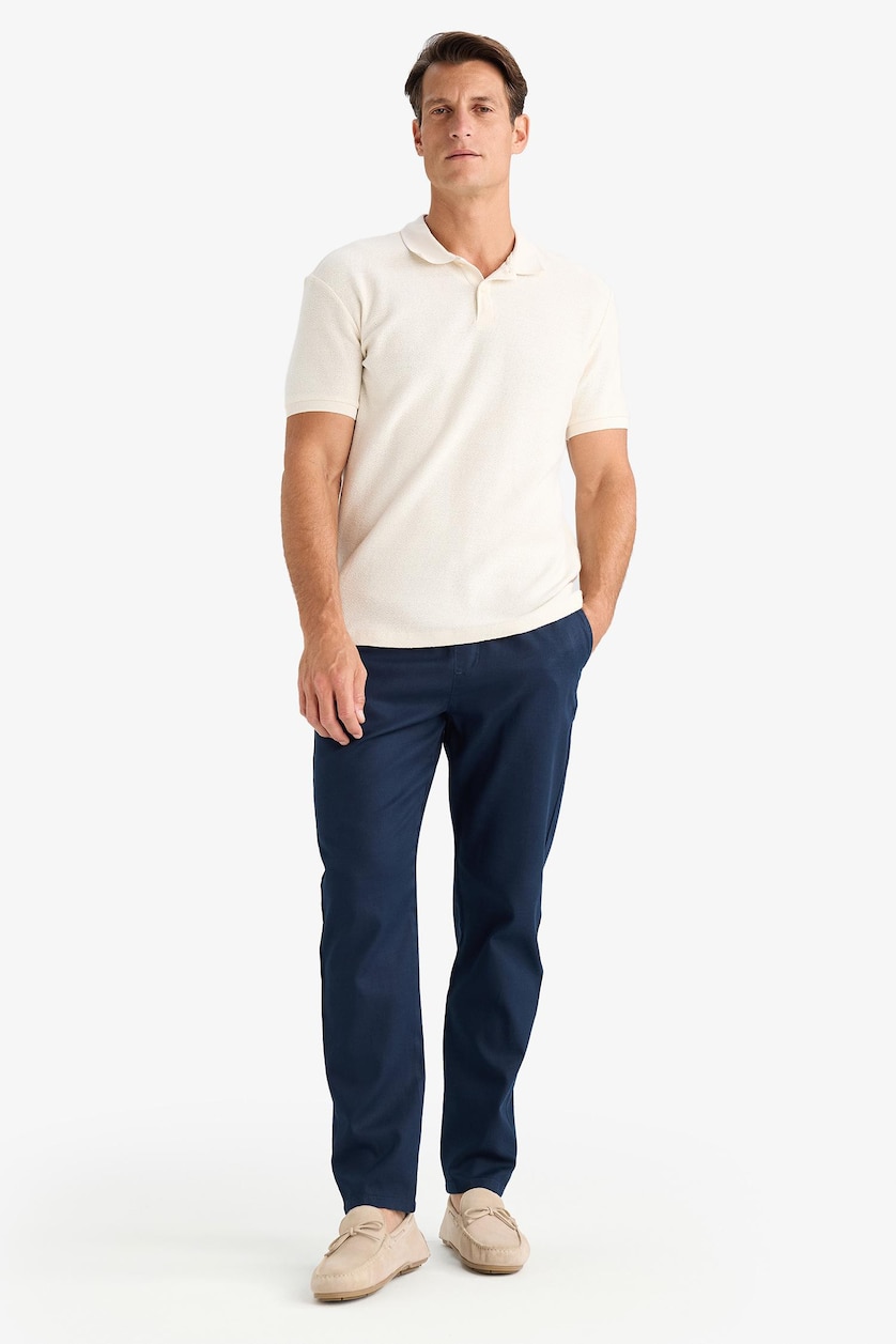 Erkek Lacivert Jogger Fit Basic Pantolon