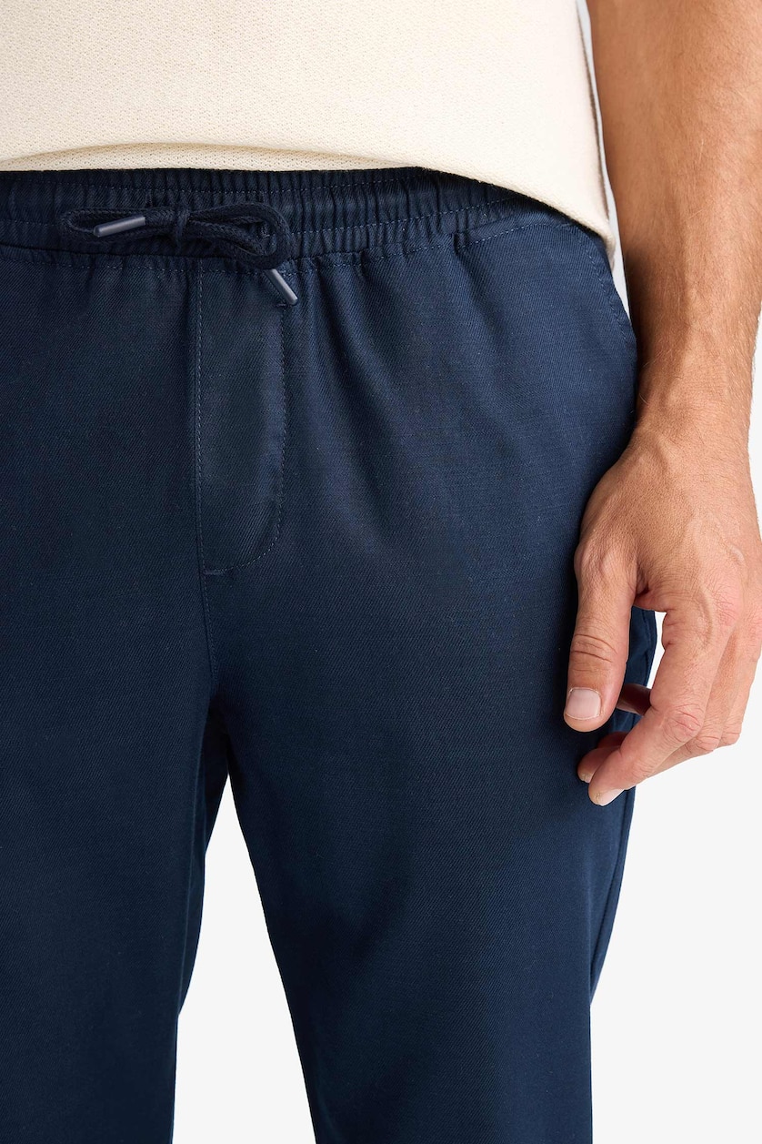 Erkek Lacivert Jogger Fit Basic Pantolon