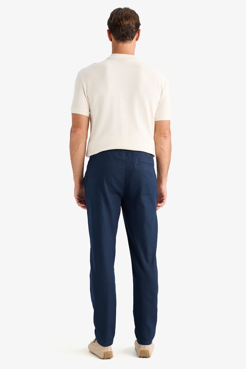 Erkek Lacivert Jogger Fit Basic Pantolon