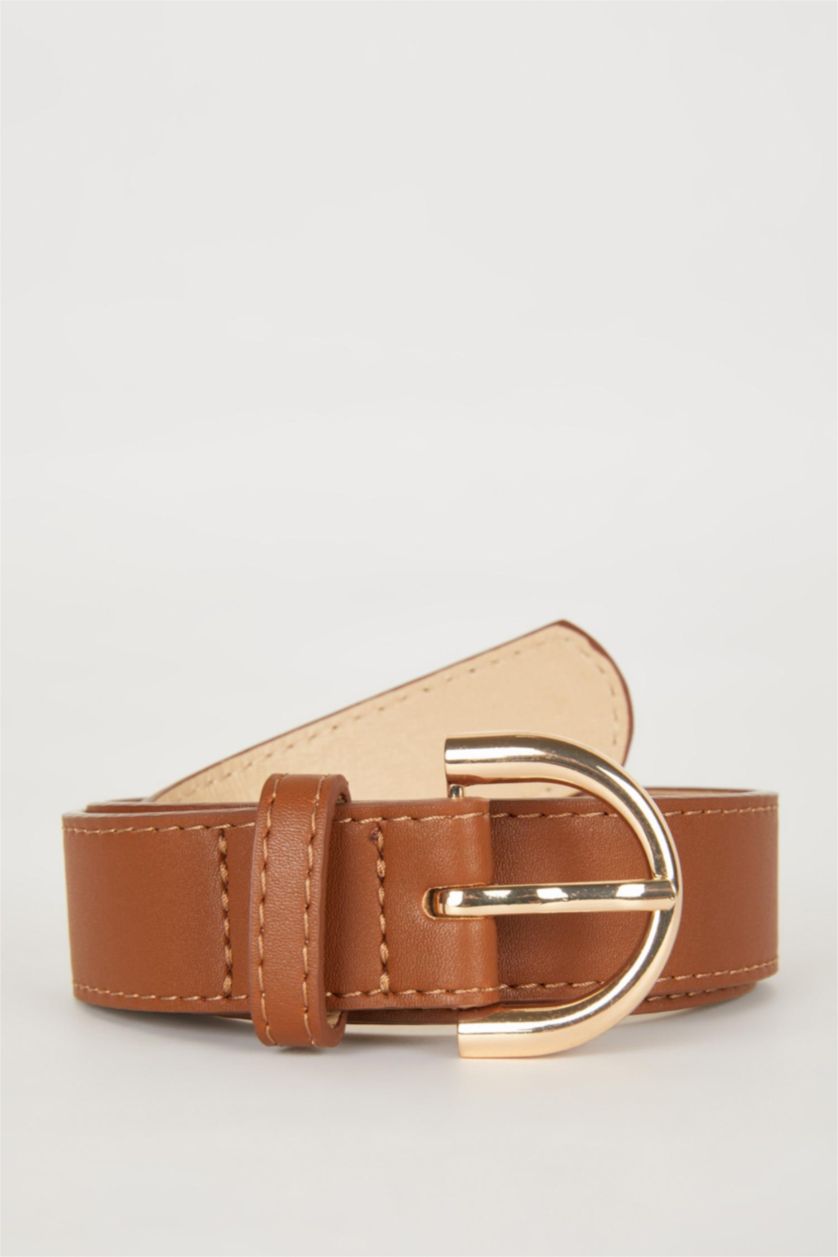 نساء خزان حزام نسائي كلاسيكي جلد صناعي