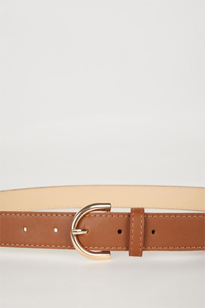 نساء خزان حزام نسائي كلاسيكي جلد صناعي