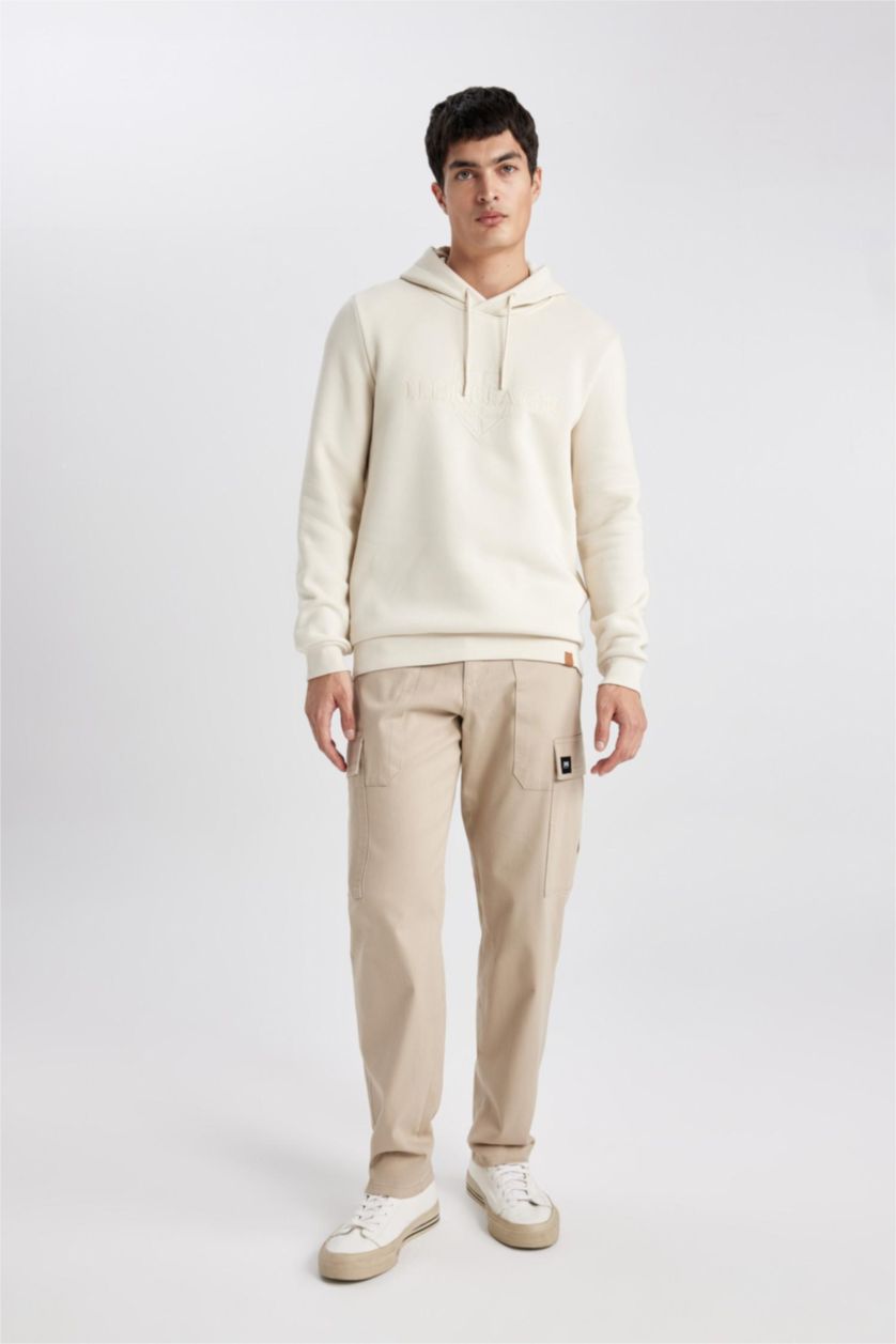 HOMME Beige Pantalon Cargo Pour Homme