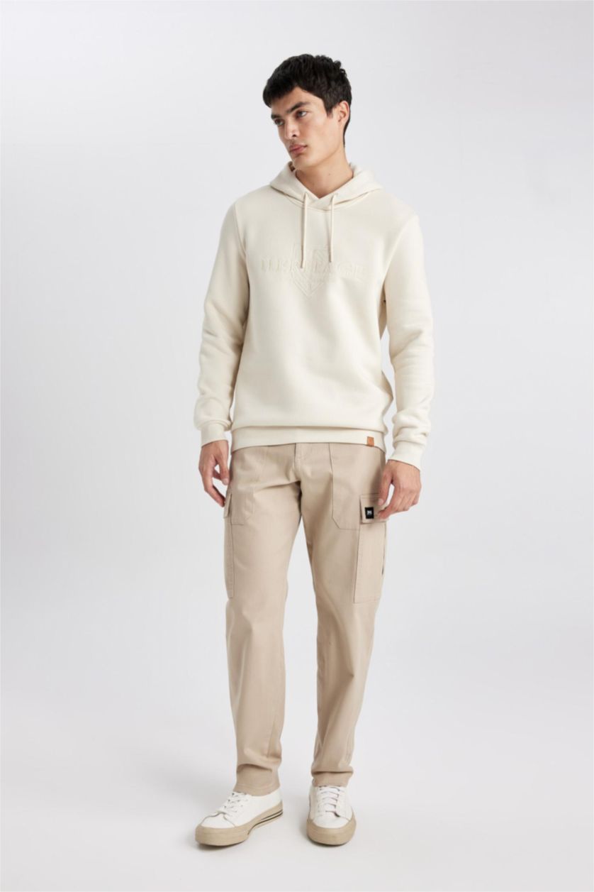 HOMME Beige Pantalon Cargo Pour Homme